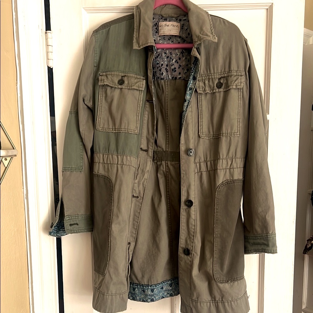 Free People Military Jacket